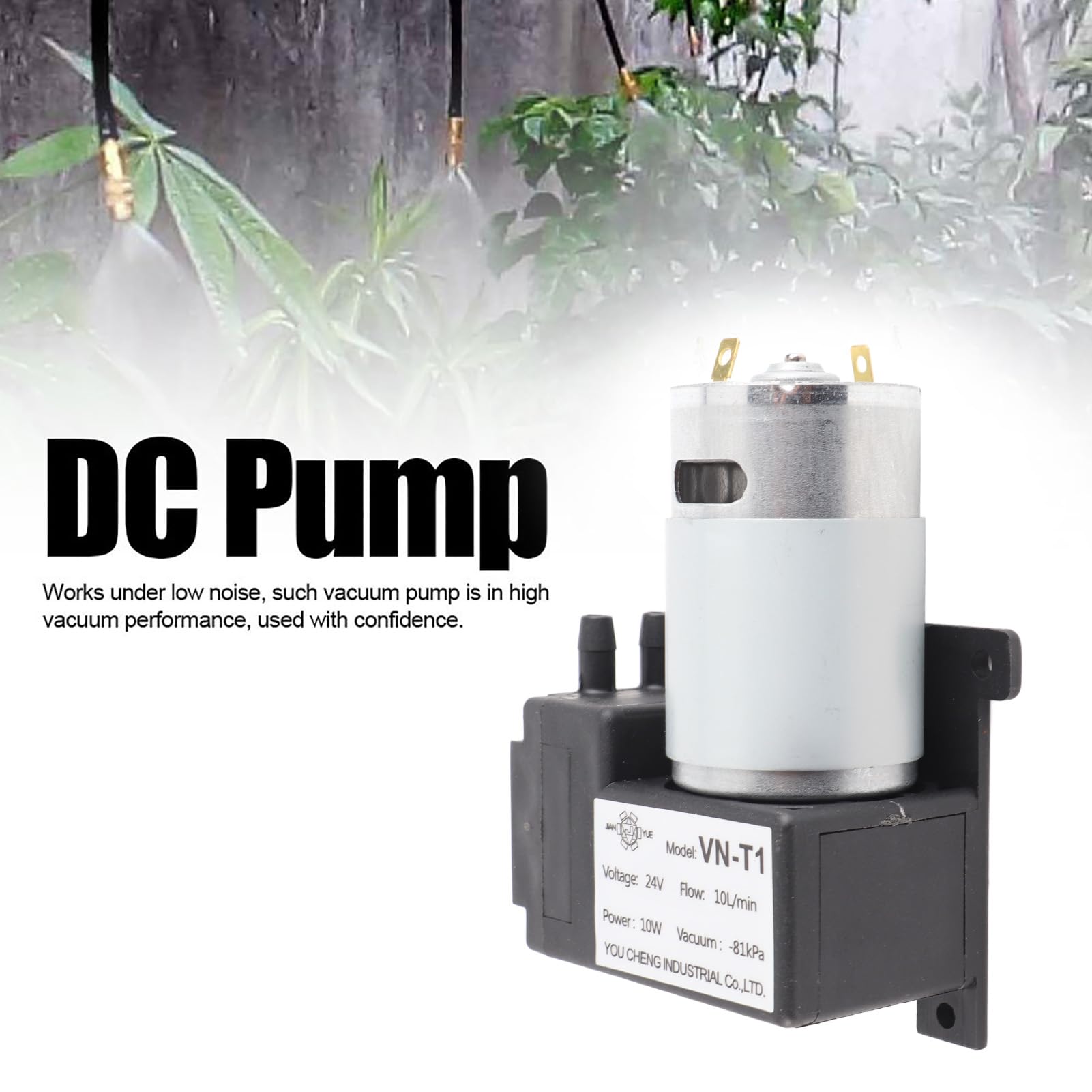 VN T1 Micro DC Vacuum Pump Mechanical Parts Low Noise Industrial Accessory VN T1 Micro DC Vacuum Pump (DC12V) (DC24V)
