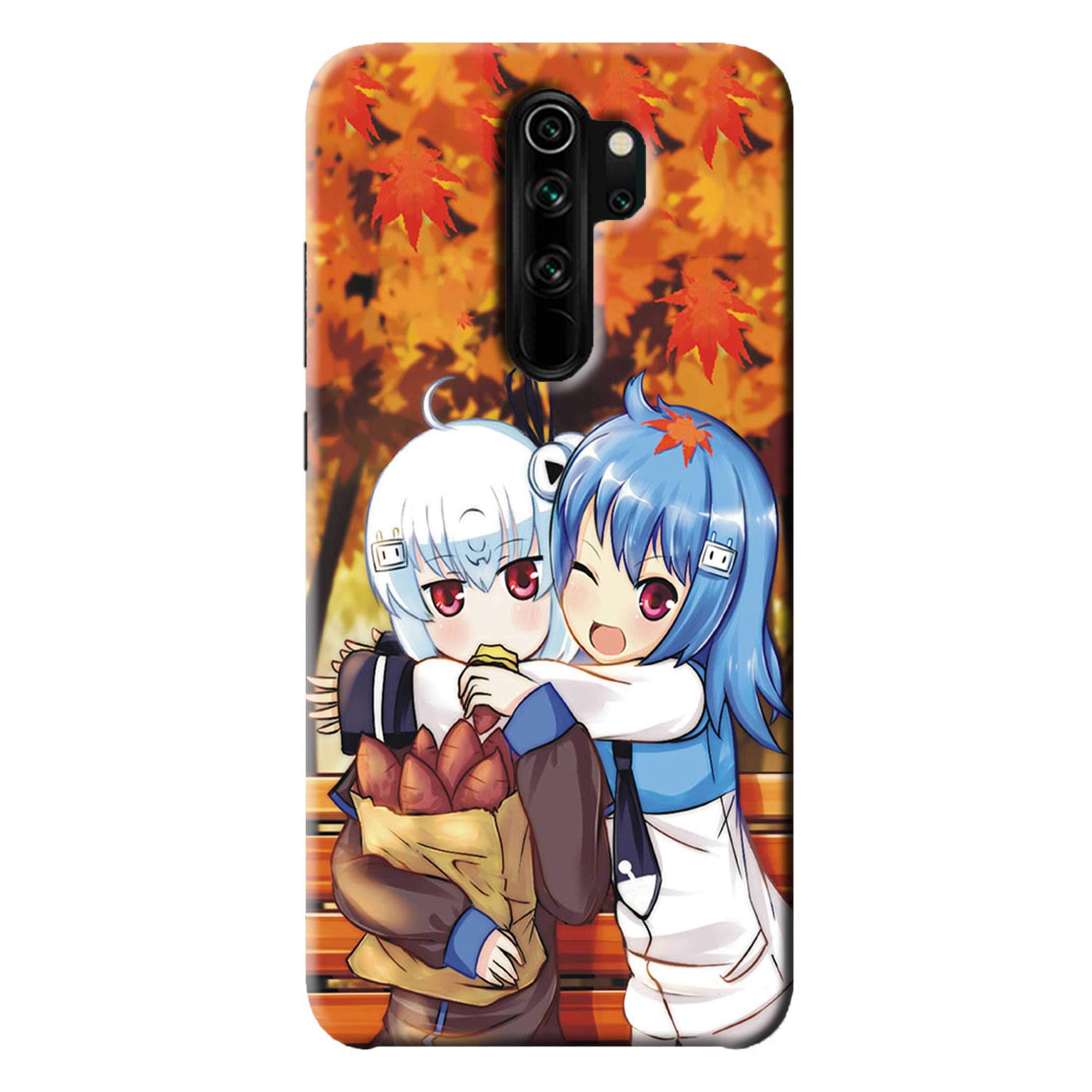 NDCOM for Redmi 9 Prime Back Cover Bilibili Douga Cartoon Printed Hard Case