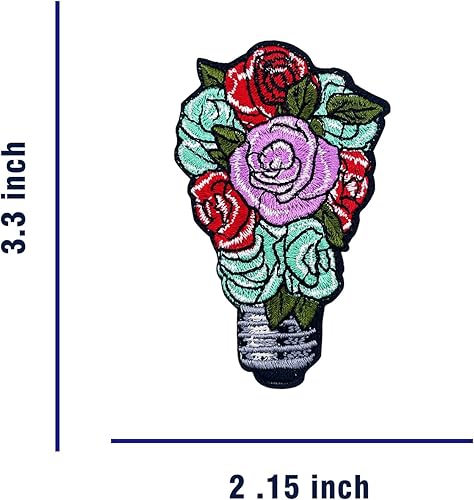 Miniatura 6 de Obokata Parches bordados para planchar cruz roja con parche de alas insignia de punk rock emblema para coser en motocicleta accesorios de bricolaje