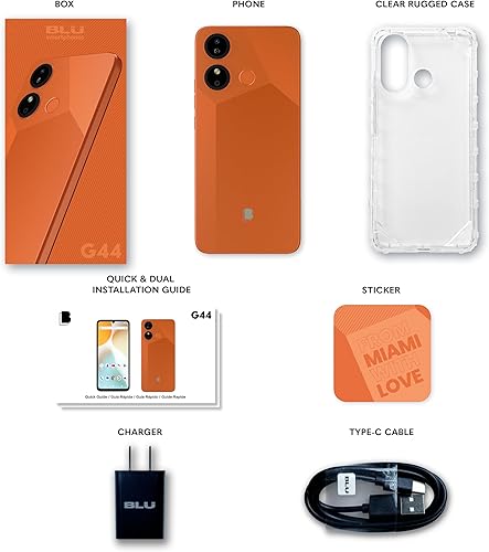 Miniatura 6 de BLU G44 2024 Batería para todo el día Desbloqueado Pantalla HD+ Infinity de 6.8 pulgadas 64 GB Cámara triple de 13MP Garantía de EE. UU.