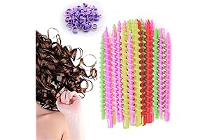 50 Pack Spiral Hair Perm Rods - Achieve Dreamy Curls