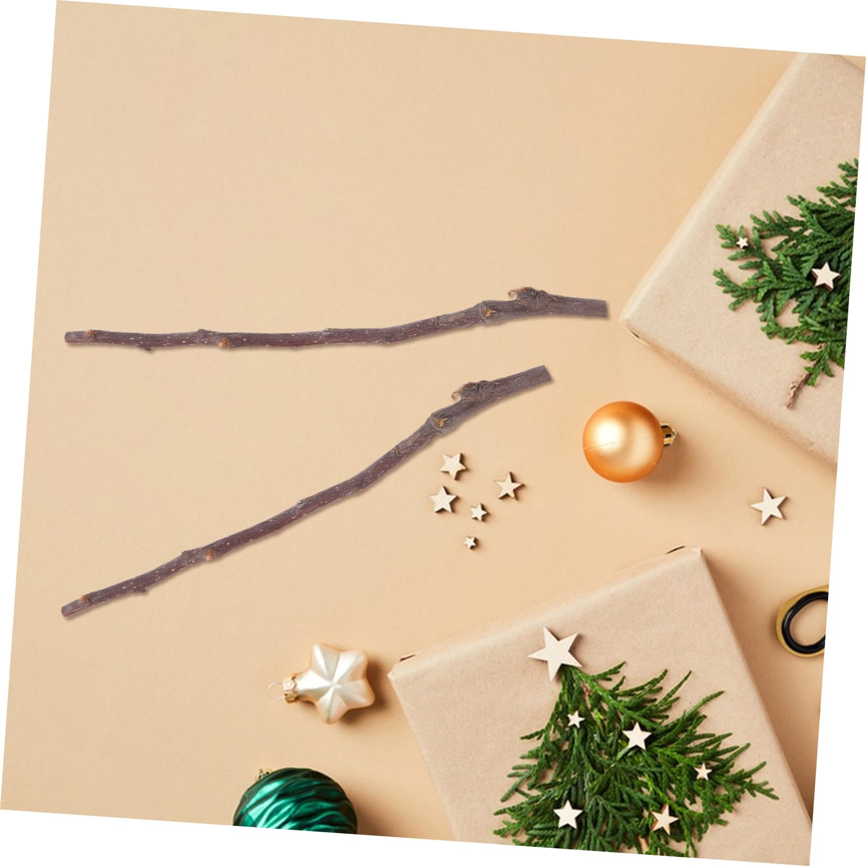 50 Bâtons De Bois Naturels Avec écorce - Longueur 10 Cm, Diamètre 0.5 Cm - Pour Artisanat DIY, Décoration Rustique