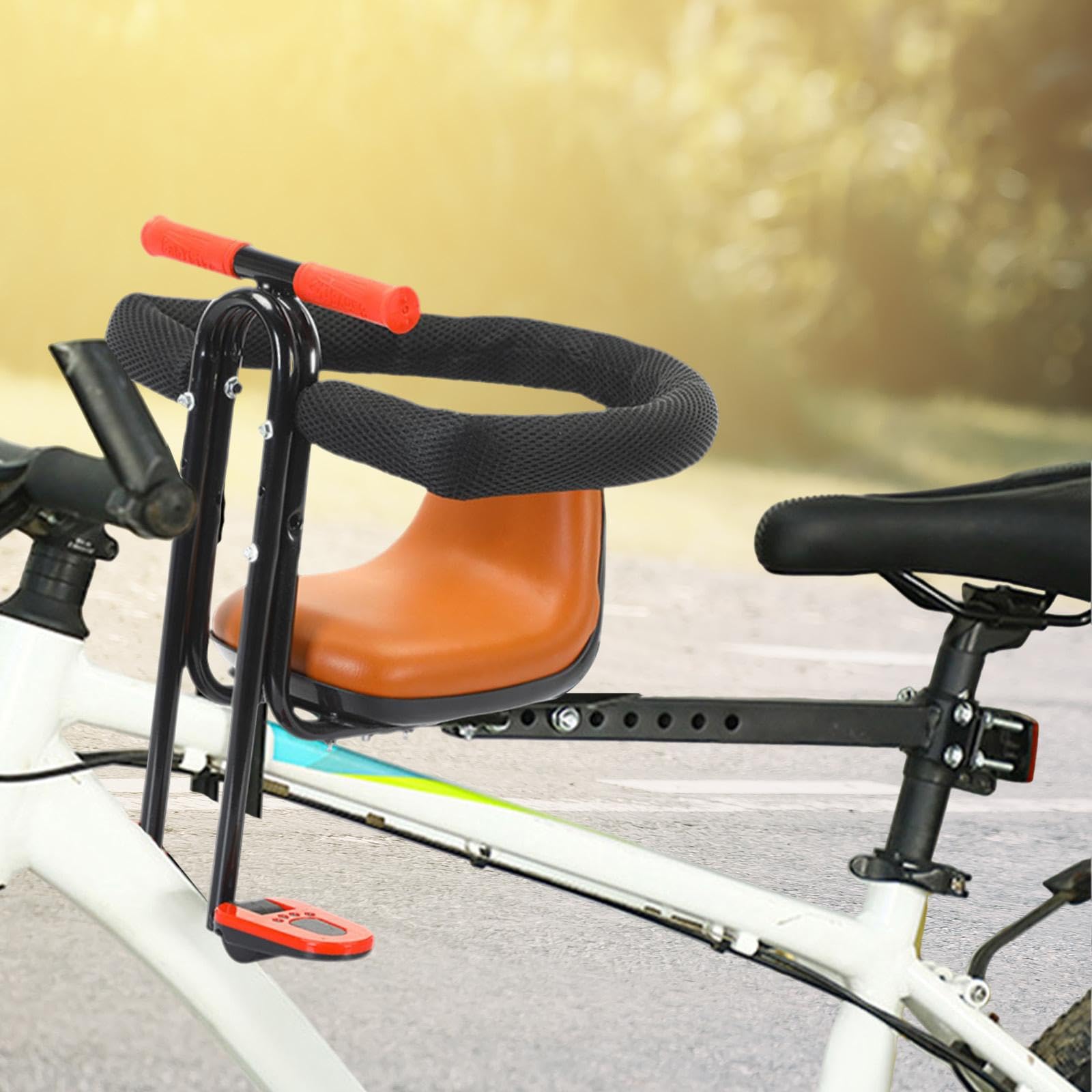 Siege Velo Enfant XIEEIX Front Mounted Child Bike Seat, High Seat