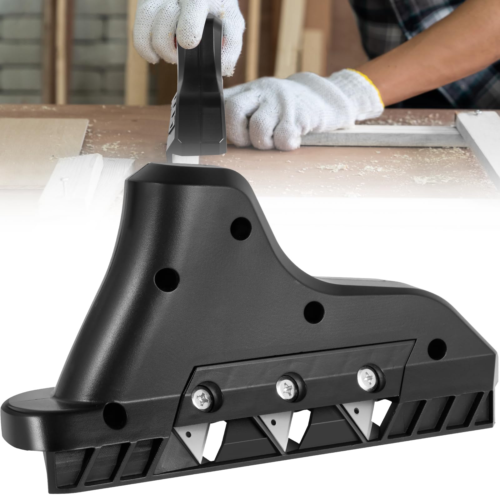 HOTBEST Plasterboard Fast Cutter, Plasterboard Edger, Precise 35° Gypsum Board Hand Plane, Drywall Edge Chamfer Woodworking Hand Tool Cutting for Drywall Plasterboard