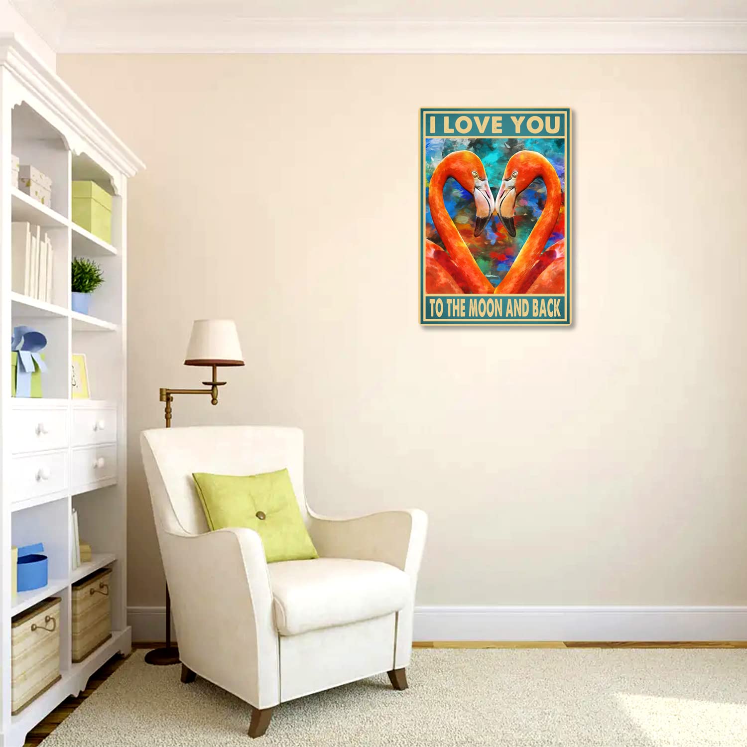 Cartel De Metal Vintage 'I See The Moon' - Decoración Retro Para Hogar Y Exteriores