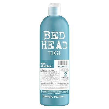 Bed Head by TIGI Urban Antidotes Recovery Moisturizing Conditioner for Dry & Damaged Hair, Intensive Hydration, 25.36 fl oz