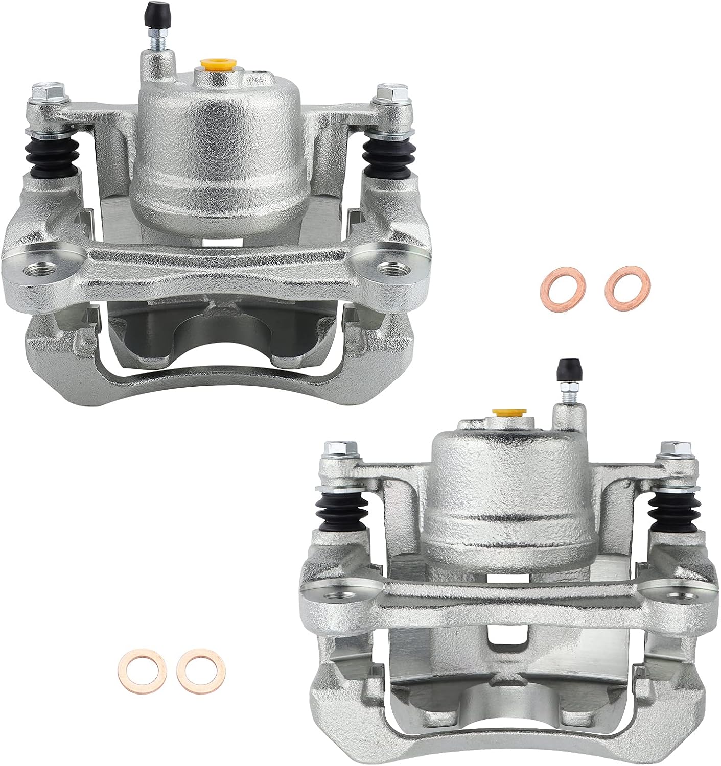 IRONTEK 19B2698 19B2699 Front Driver & Passenger Side Brake Caliper for 2003-08 for Toyota Corolla, 2003-08 Matrix, 2003-08 for Pontiac Vibe, Front Left&Right Side Disc Brake Caliper 19B2698 19B2699