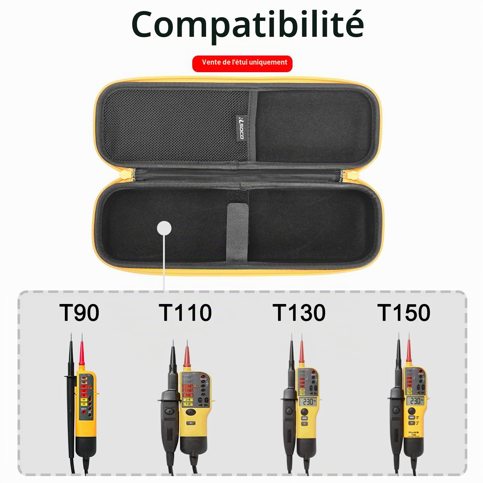 RLSOCO Étui pour Fluke T90/T110/T130/T+PRO Testeurs de Tension et de Continuité
