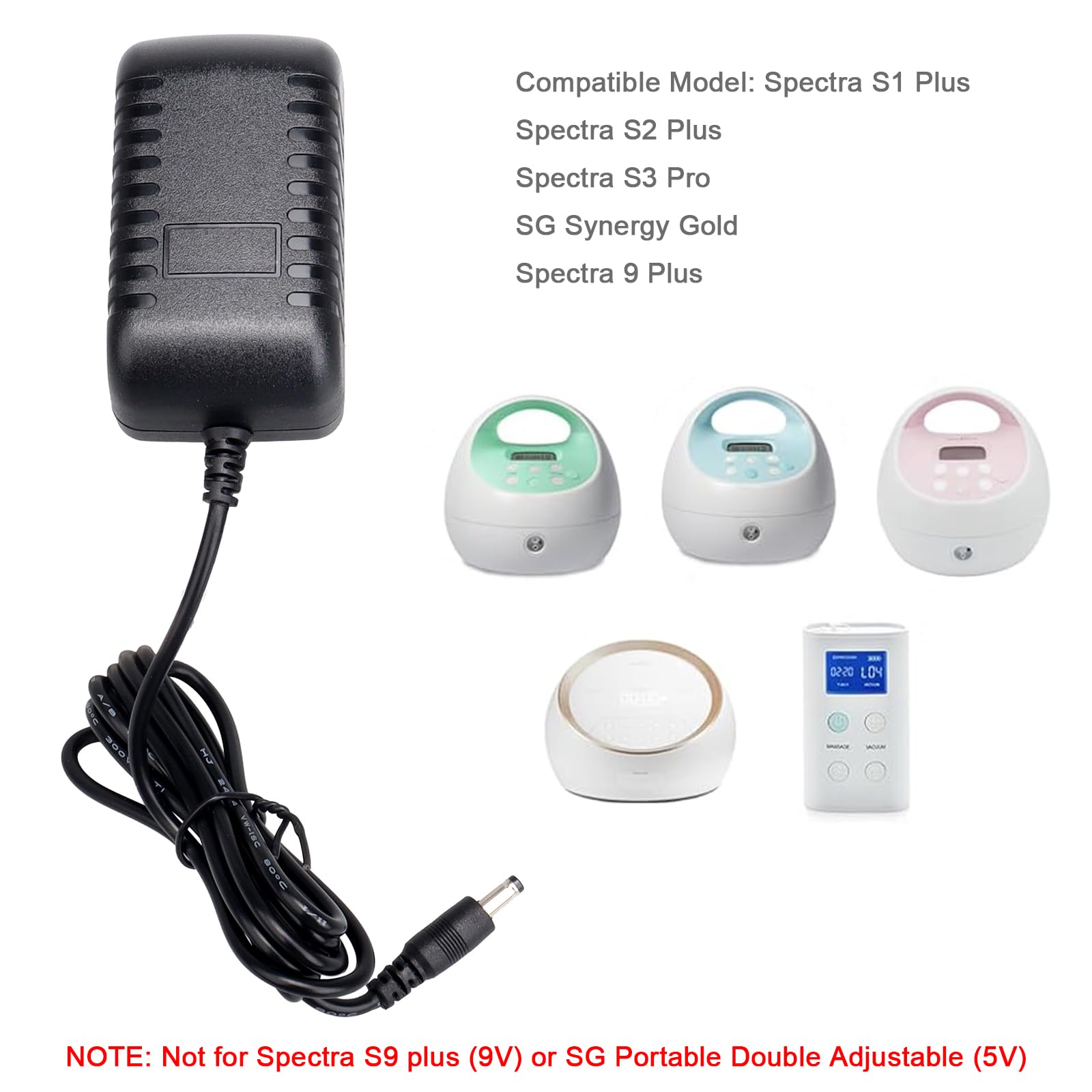 Caricabatterie JIMACRO 12V 2A Per Tiralatte Spectra S1, S2, S3 Pro E Modelli Compatibili - 2