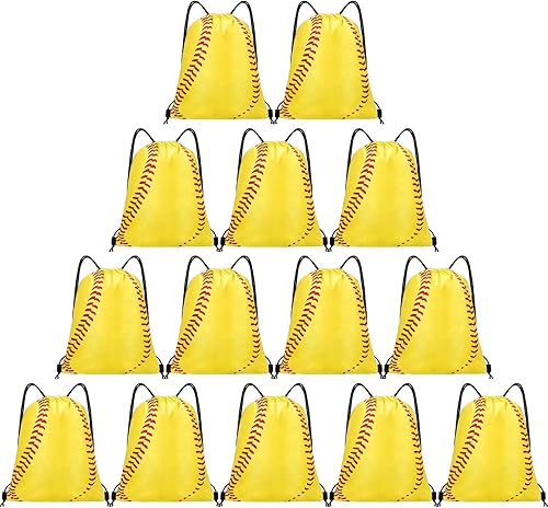 Bolsas con cordón para softbol, béisbol, baloncesto, fútbol, hockey, bolsas de regalo, bolsa de cincha para equipos deportivos, Softball, Softbol