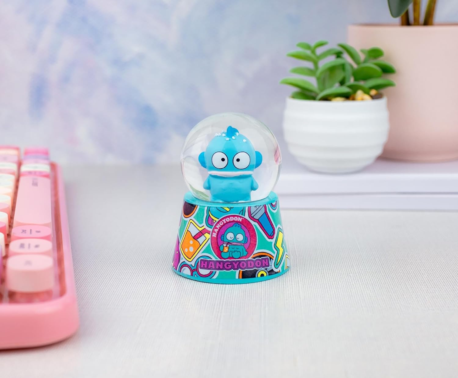 Sanrio Hangyodon Mini Snow Globe| 2.5 Inches Tall - Image 6