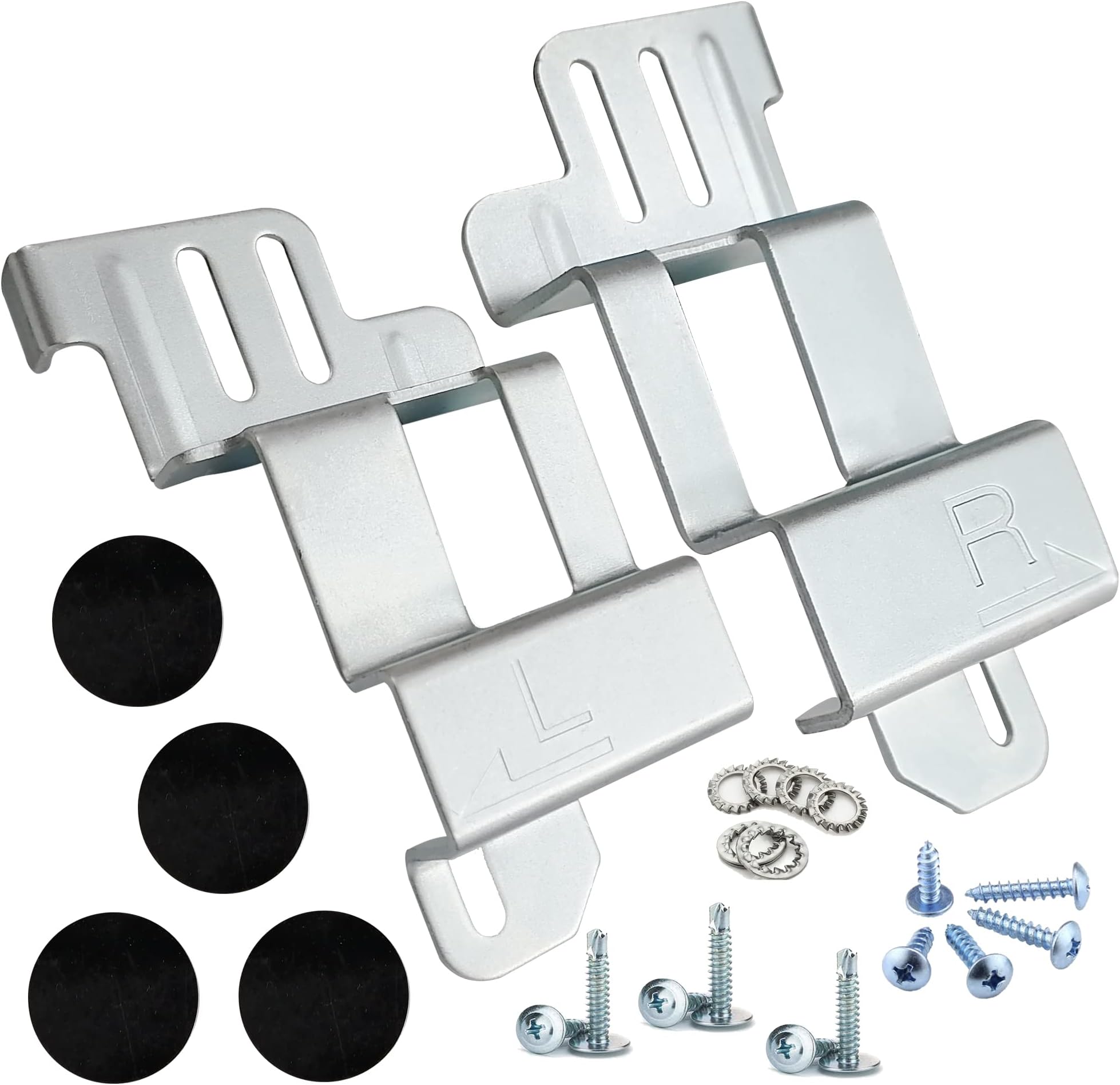 - MEANHDAG Stacking Kit SK-DH for Samsung 24” Wide Front Load Washer and Dryer Combo, Save Space Solution for Stackable Laundry Machine Sets, All Parts Included