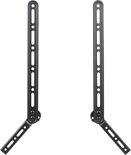 VIVO - Barra de soporte universal para el montaje de altavoces debajo o sobre el televisor montado en la pared | Para 23"-65" (Montaje SPSB2)