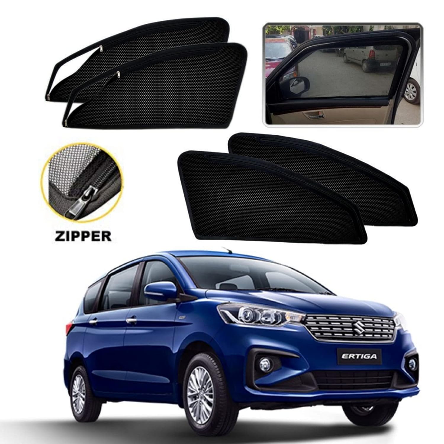 DS ENTERPRISE Car Window Sun Shade/Curtain for Maruti