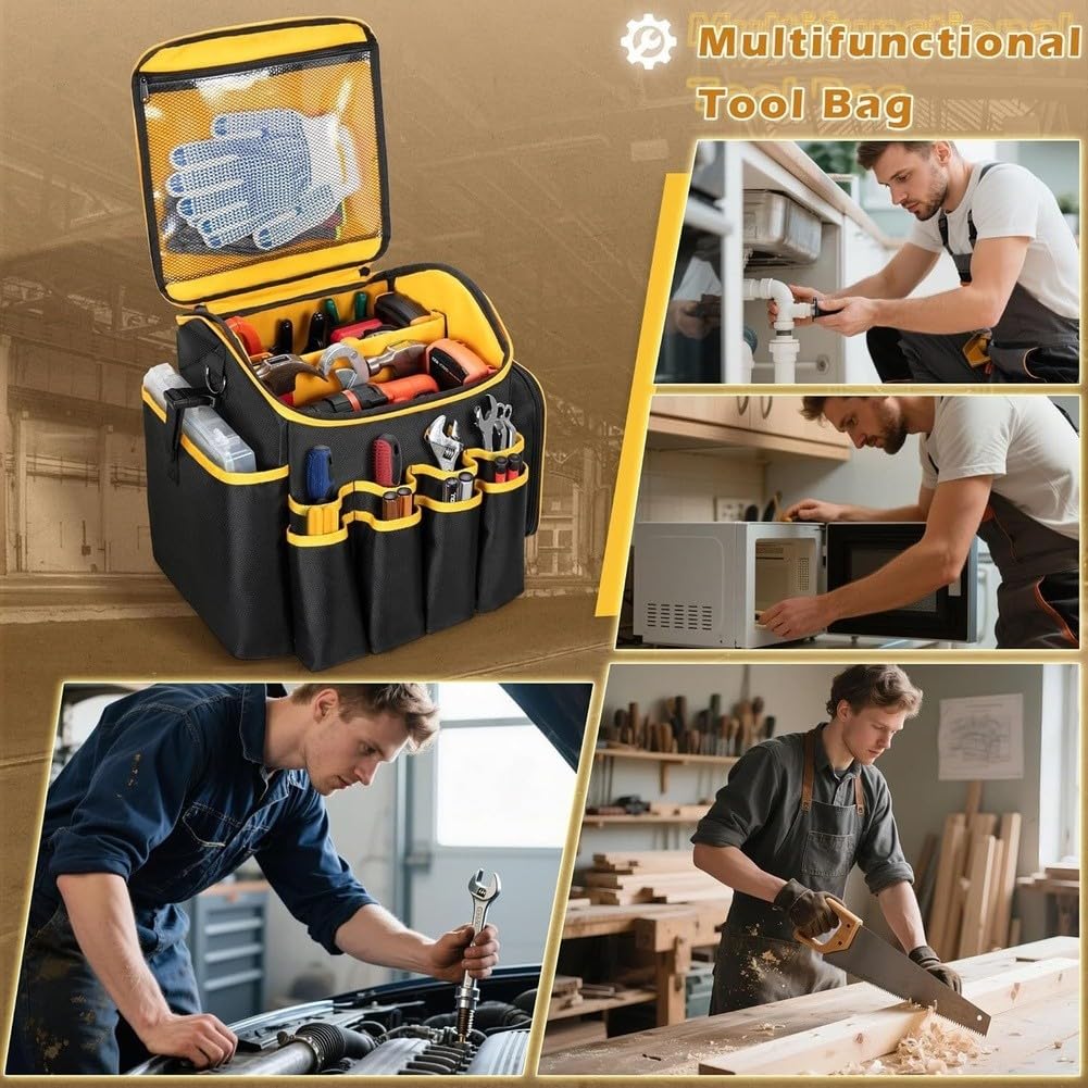 Bolsa de Herramientas 600D con Divisor Extraíble