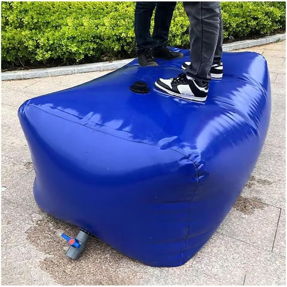 Water Storage Bladder, Large-Capacity Foldable Water Bladder Tanks Container, Collapsible Soft Drought-Resistant Water Bag(2x1x0.5m/1000L/264.2gal)