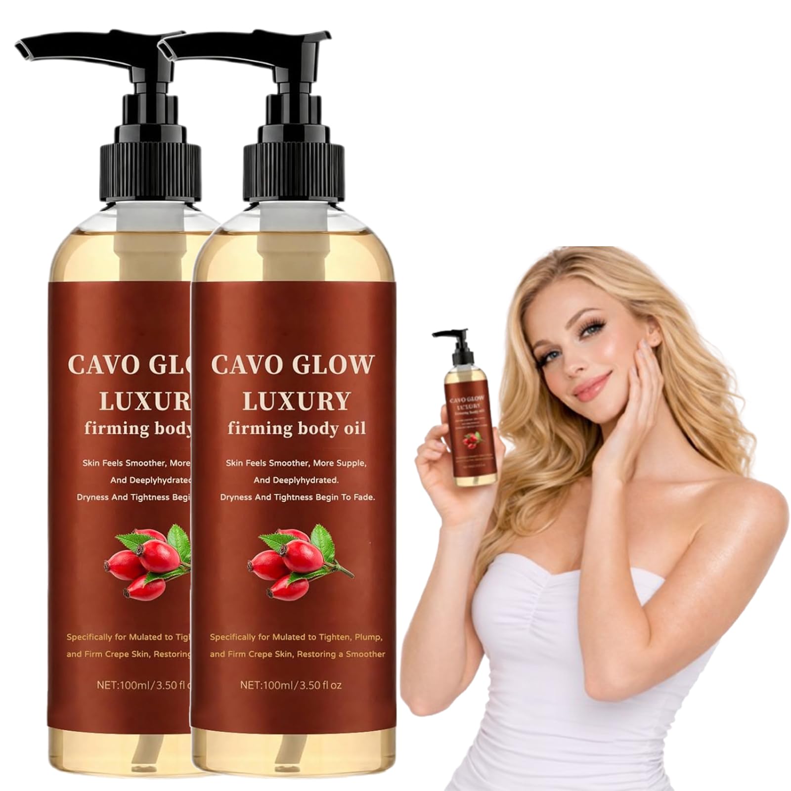 Cavo Glow Firming Body Oil for Crepey Skin