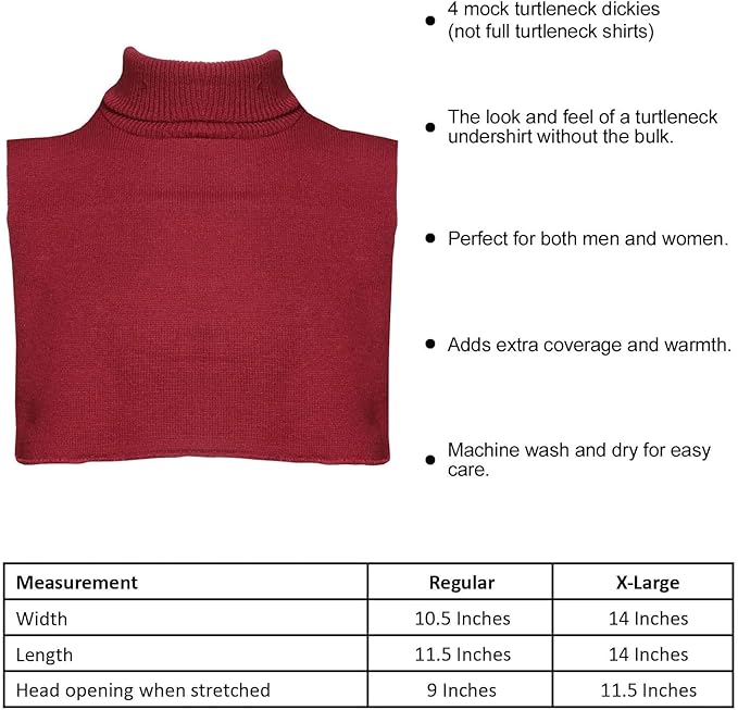 mock turtleneck dickies at amazon