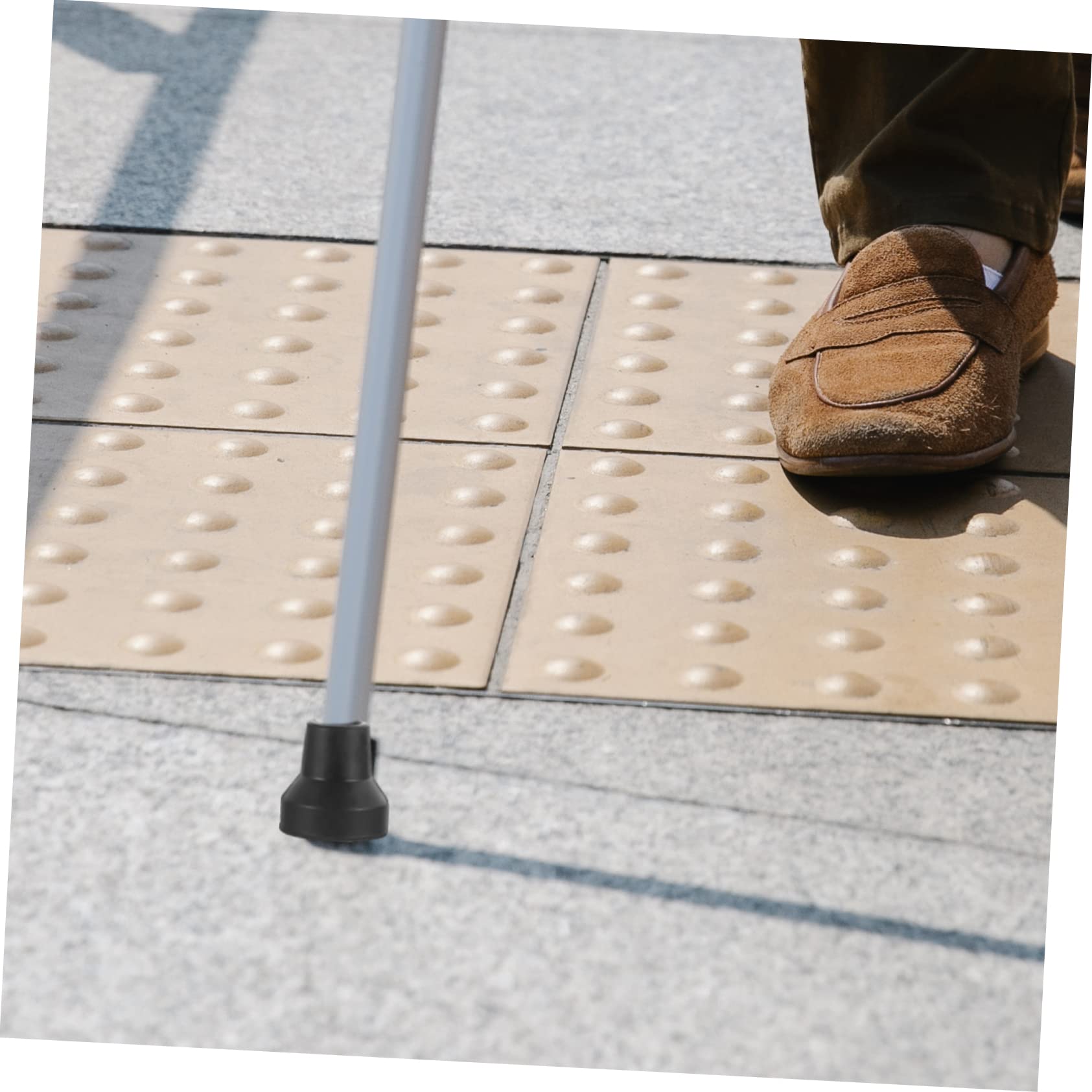 TOVINANNA 4pcs Crutch Foot Pads Whelping Pads Walking Cane Tips Crutch Feet Sleeves Thickened Pole Tip Covers Crutches Pads Crutch Tips Cane Replacement Tips Non-Slip Crutch Pad Black Rubber