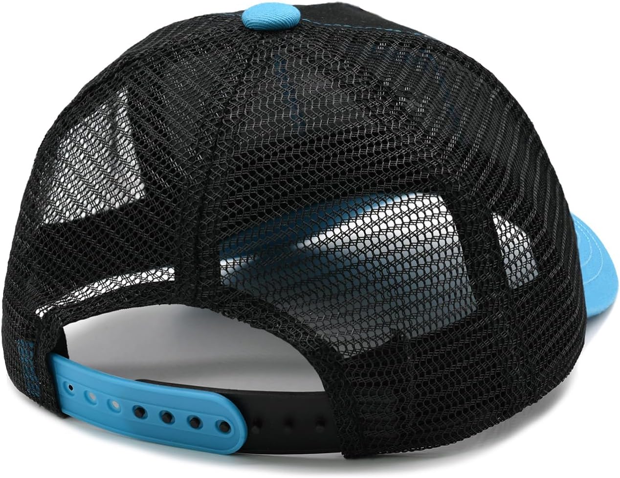 Boys' Dinosaur Trucker Hat, Adjustable Embroidered Dino Mesh Baseball Cap Snapback for Kids Age 2-6 - Image 6