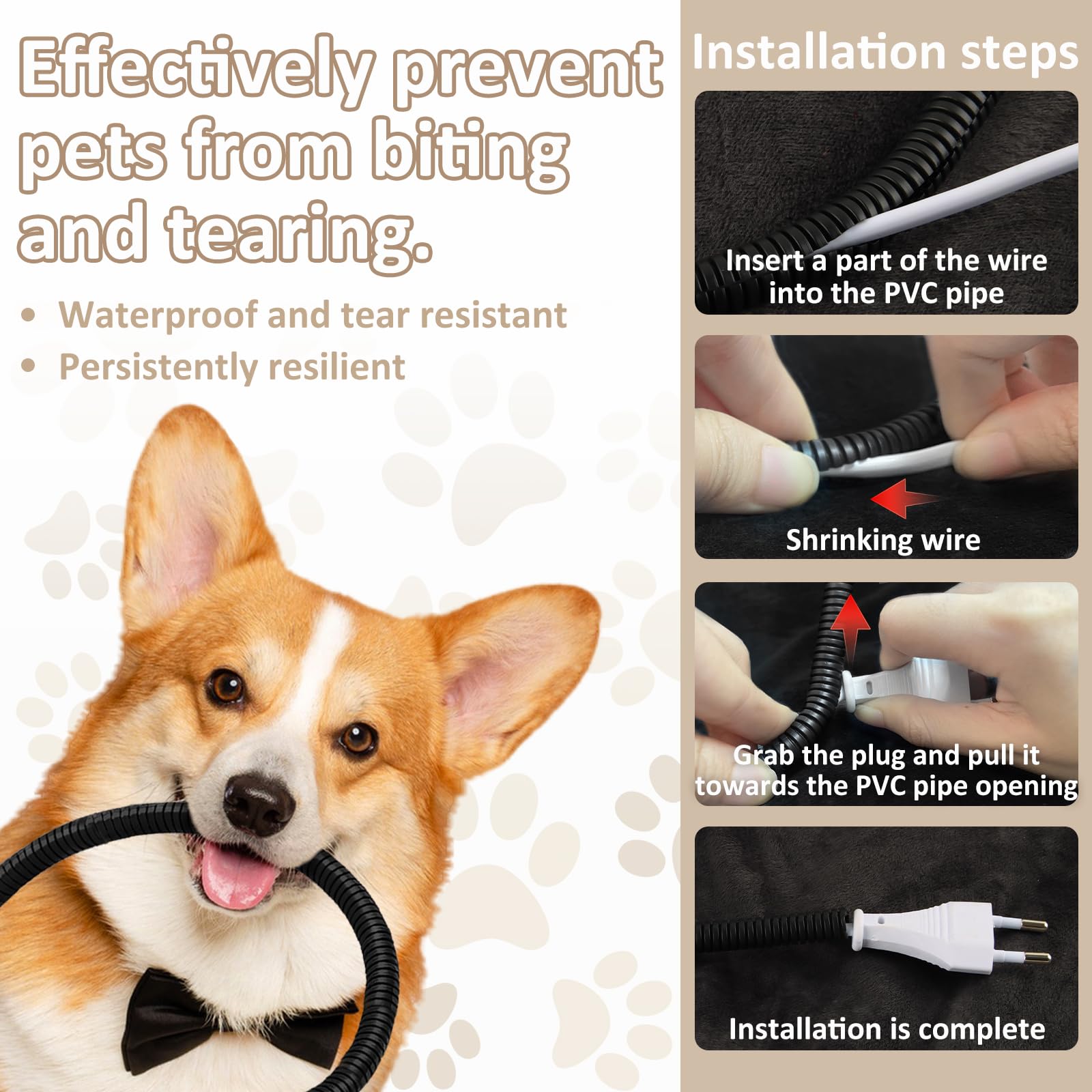 Toozey Maisons Chauffantes pour Chats, Niche Chauffée pour Chats en