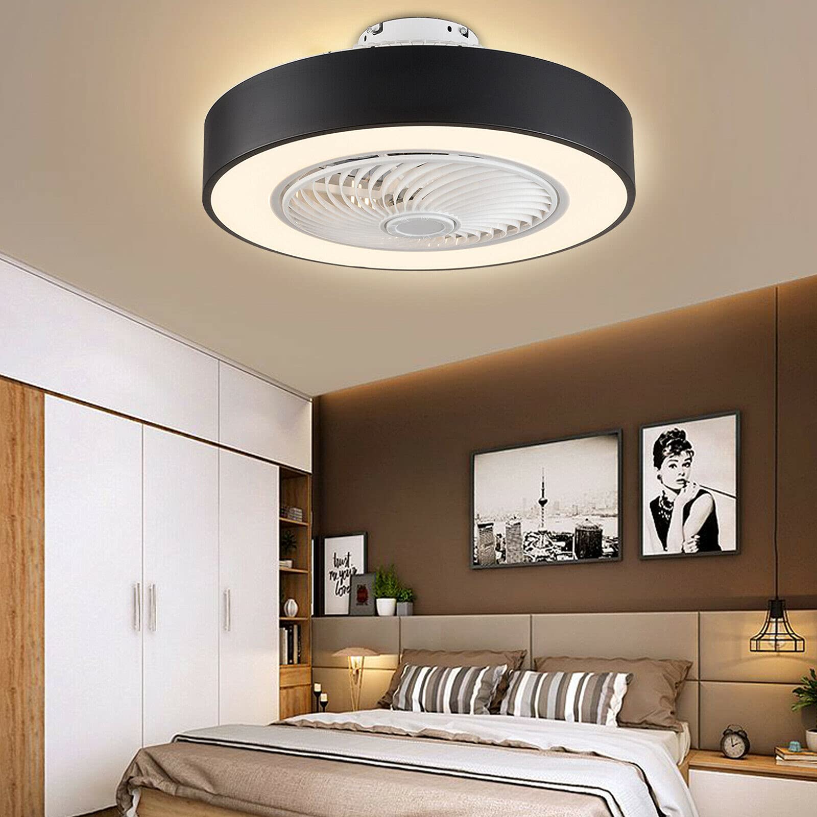 Plafondventilator, afstandsbediening, glas, 132 cm | ETC Shop Plafondventilator, afstandsbediening, glas, 132 cm | ETC Shop