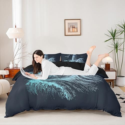 Vista 94 de Erosebridal Juego de ropa de cama Kawaii de sushi colorido, estilo japonés de dibujos animados, funda de edredón con temática alimentaria para Multi