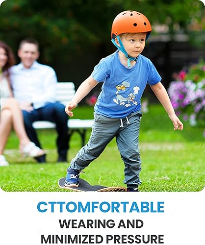 Miniatura 2 de OutdoorMaster Casco de bicicleta para jóvenes y niños, casco ajustable para patineta multideportivo con forro extraíble para bicicleta de