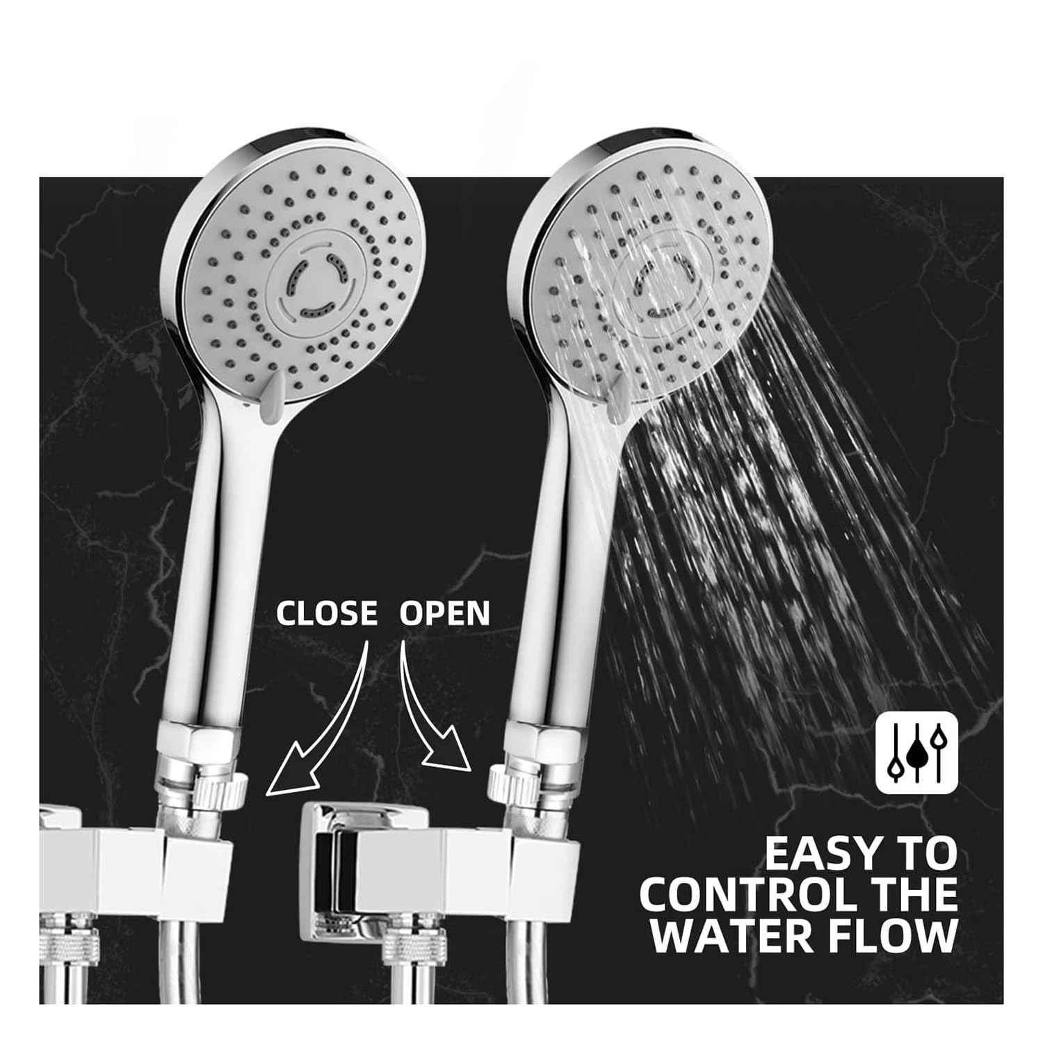 Hyuduo G1/2 Duschventil Aus Messing – Absperrventil Für Duschkopf, Handbrause & Bidet – Einfach Dosieren, Wasser Sparen!