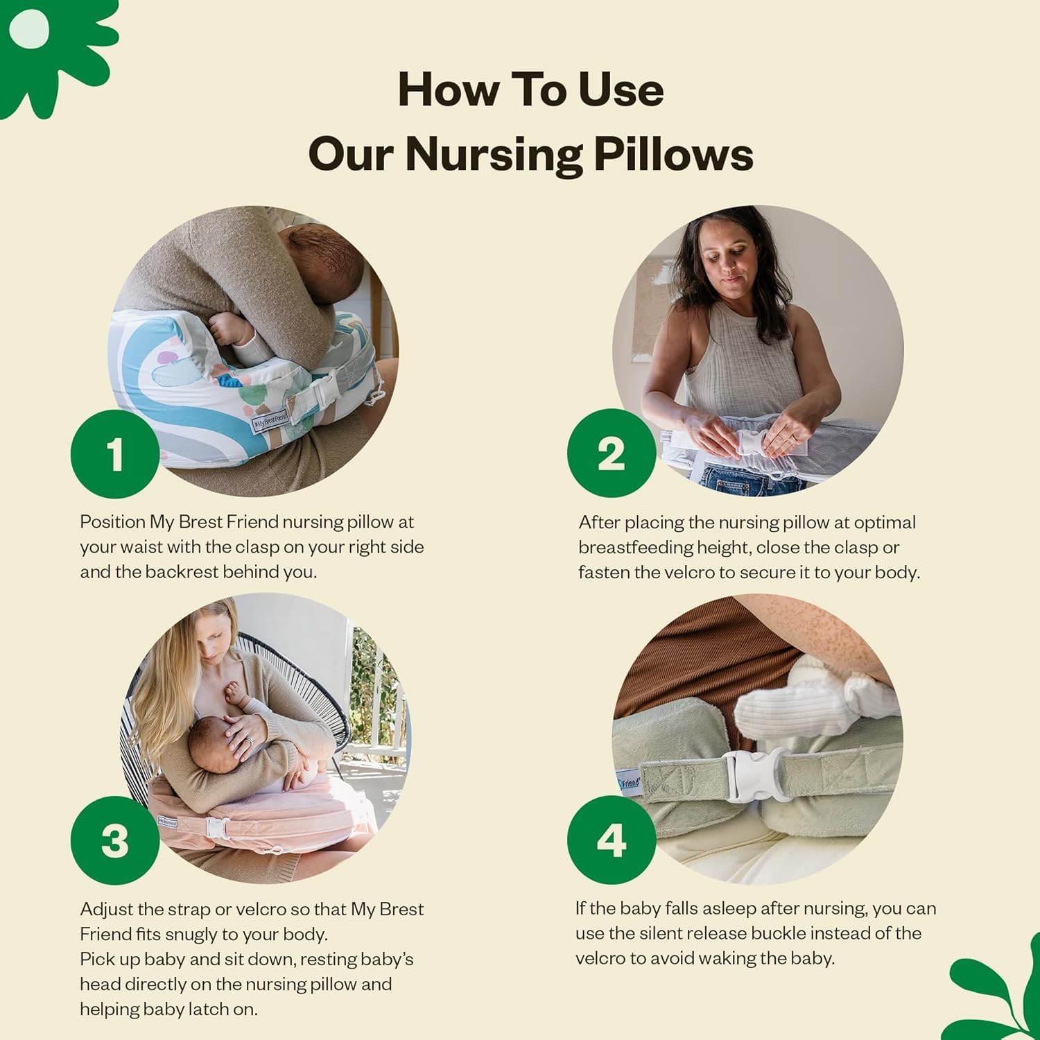 My Brest Friend Almohada de Lactancia Original Mejorada ergonómica Esencial para la Lactancia Materna para mamá y bebé con práctico Bolsillo Lateral, Correas Dobles y Funda, Ventiladores Grises