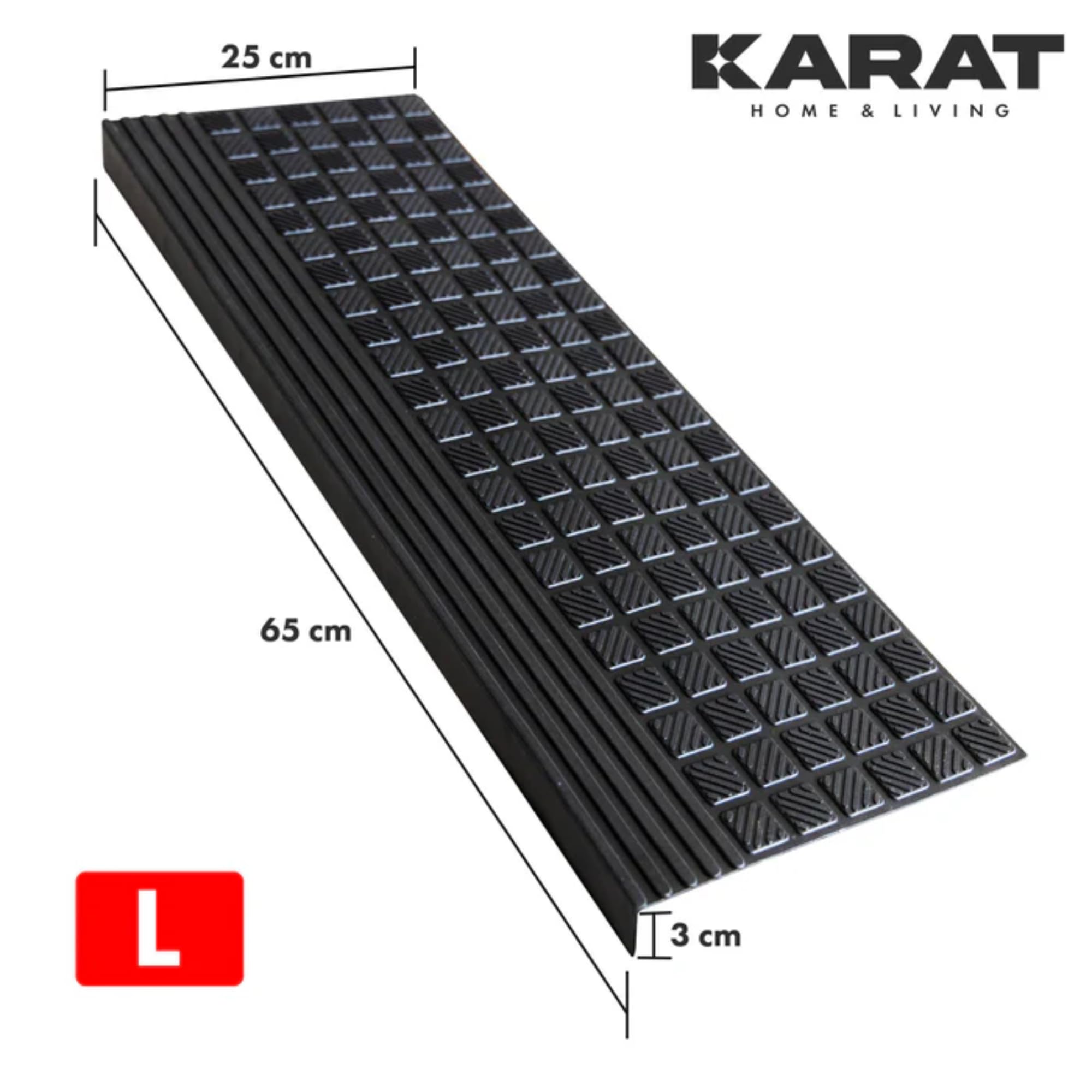Tappetini in gomma per esterni Coin 25 x 75 cm