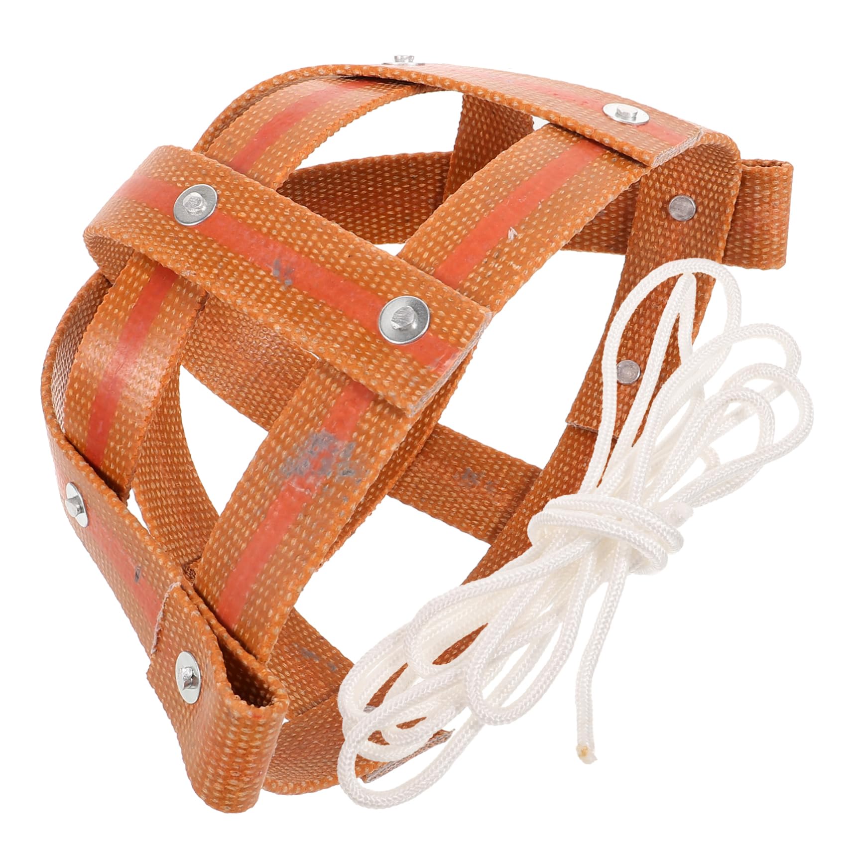 FONDOTIN Horse Mask Fly Leather Grazing Muzzle Mouth Covering Safe Comfortable DIY Size