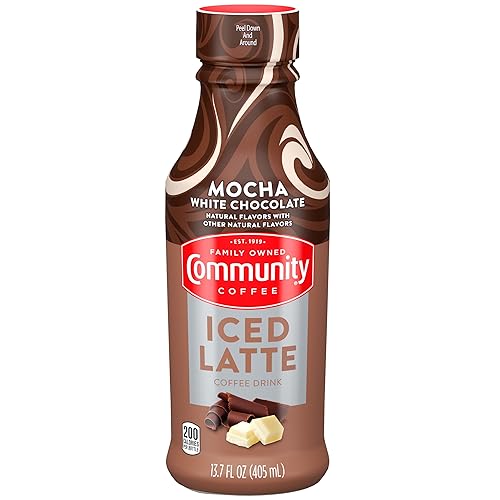 Community Coffee Mocha White Chocolate Iced Latte Ready To Drink