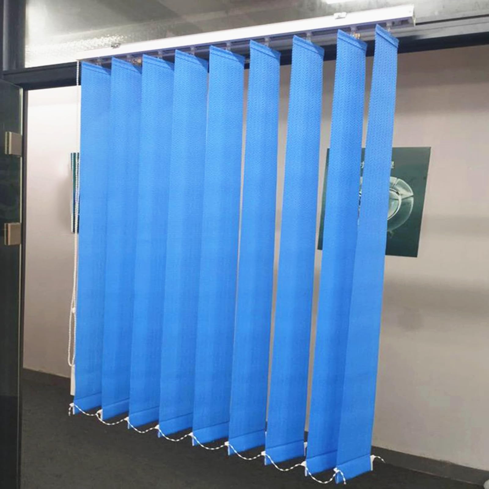 X1NGFU Blackout Vertical Blinds Window Shades,Polyester Fabric Vertical Shades,Light Filtering Vertical Window Blinds,for Indoor Windows,Custom Color,Width X Height (150cm x 120cm(59in x 47.2in))
