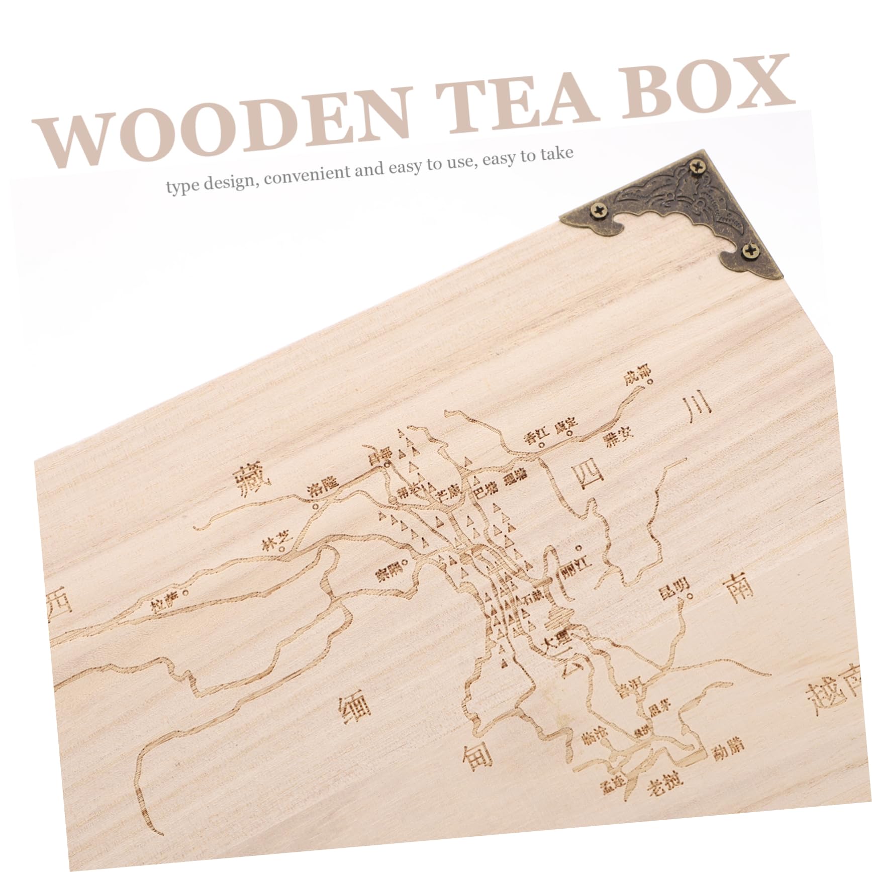 CIYODO 1PC Sturdy Type Tea Cake Storage Box Multi Function Tea Packing Box for Preserving Flavor Material