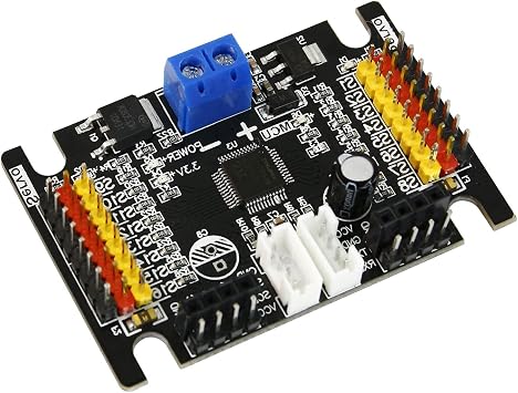 Yahboom RC Servo Tester 16 Channels Servo Motors Controller Centering Tool with Over-Current Protection، 2 Control Modes Support Manual Adjustment Courier Return Overcurrent Test Servo tester16 chan