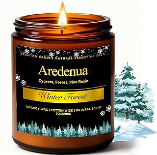 Winter Candles – Winter Forest Candle | Holiday Soy Candles for Home S...