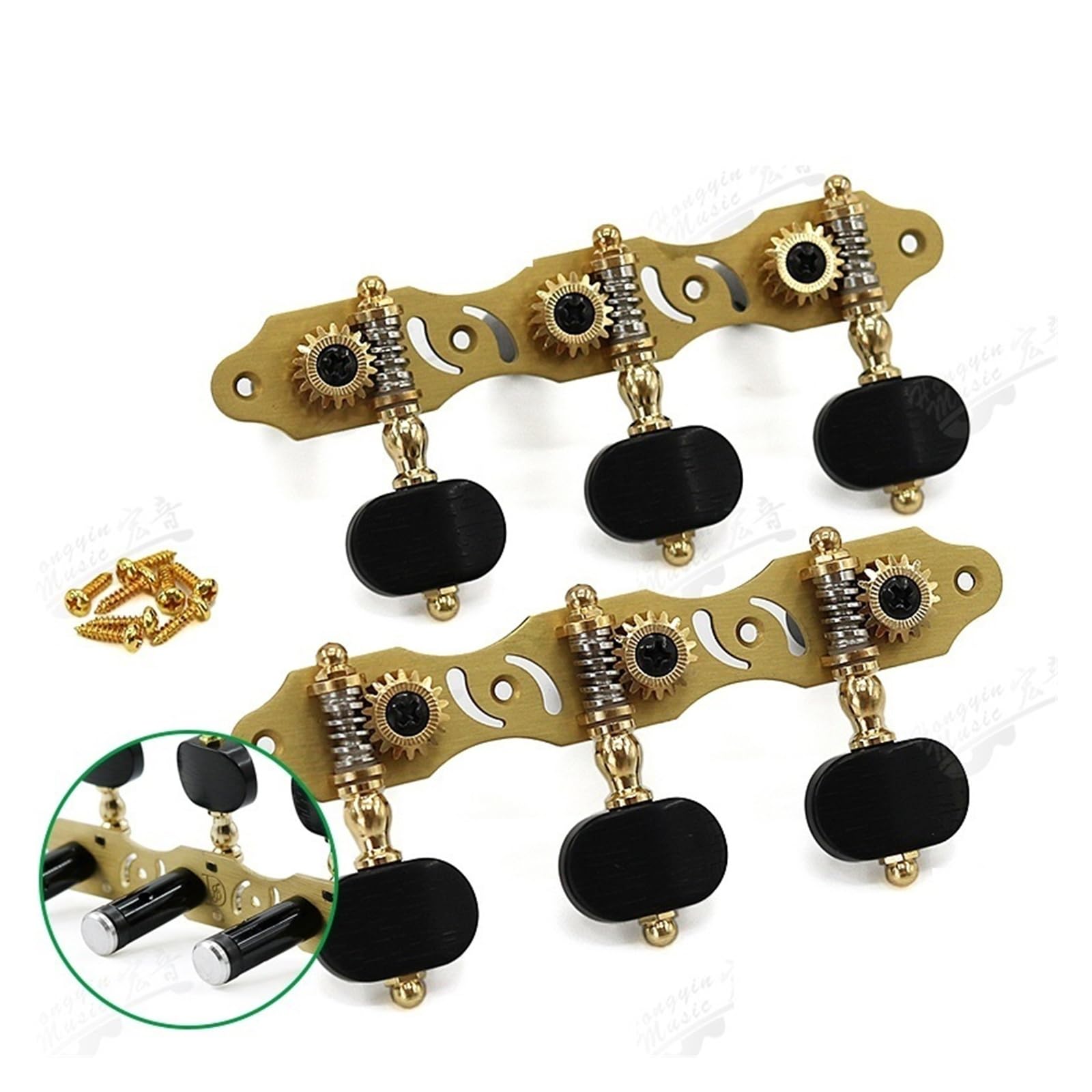 Chitarra classica in rame puro antico sinistro e destro con corde for accordatura piroli teste di macchine chiavi 306GX-P12(DJ306GX-P12B(S4))