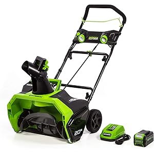 Brushless Cordless Electric Snow Blower 