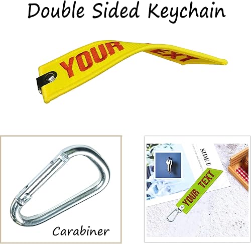 Miniatura 4 de Llavero bordado personalizado, accesorios de llavero personalizados para mujeres, llaveros de motocicleta para hombres