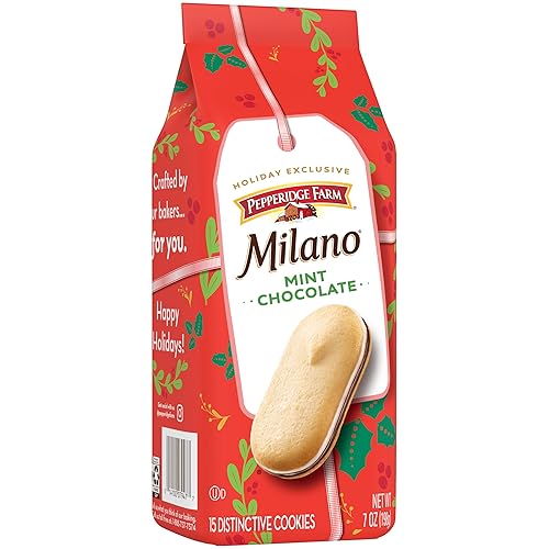 Vista 41 de Pepperidge Farm Milano Galletas sabor a doble chocolate con leche, 7.5 oz (213 g) (15 galletas)