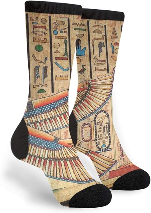 Ancient Egyptian Socks Men'S Women'S Fun Novelty Crew Socks Amazon.ca Clothing, Shoes