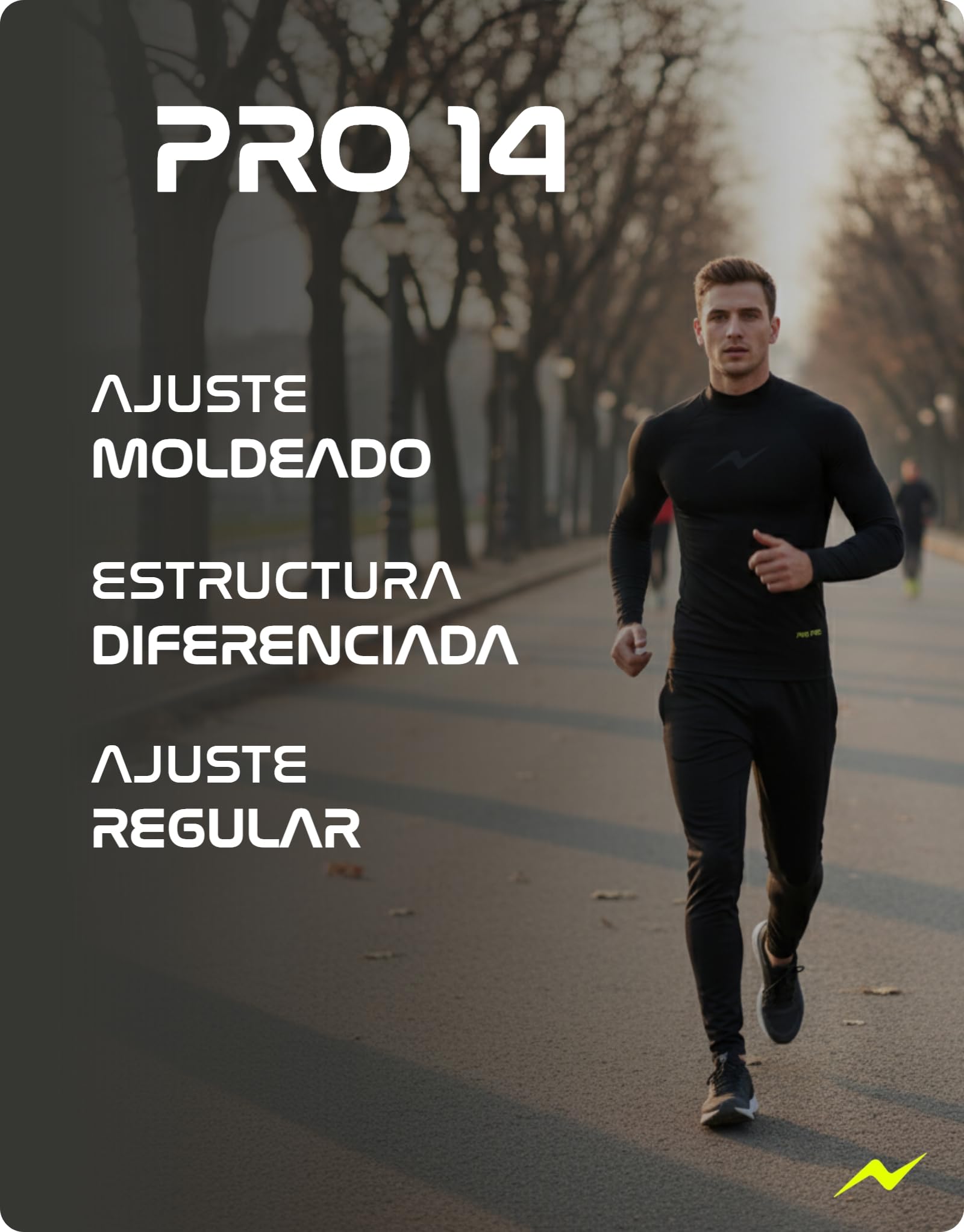 PRS Camiseta Térmica de Manga Larga para Hombre – Ropa para Hombre – Camiseta de Running Transpirable – Cuello Cisne Sin Costuras de Secado Rápido (Negro, S/M)