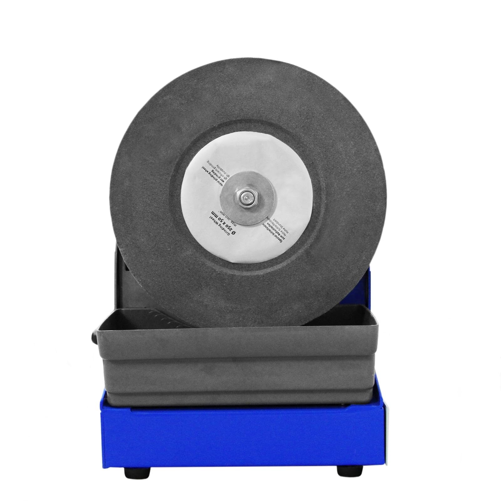 Smerigliatrice da Banco Affilatrice ad Acqua 200W 250mm Grana 220 con Potente Mola Affila Attrezzi Sgorbie e Coramella a Disco in Pelle per Finitura Lucida