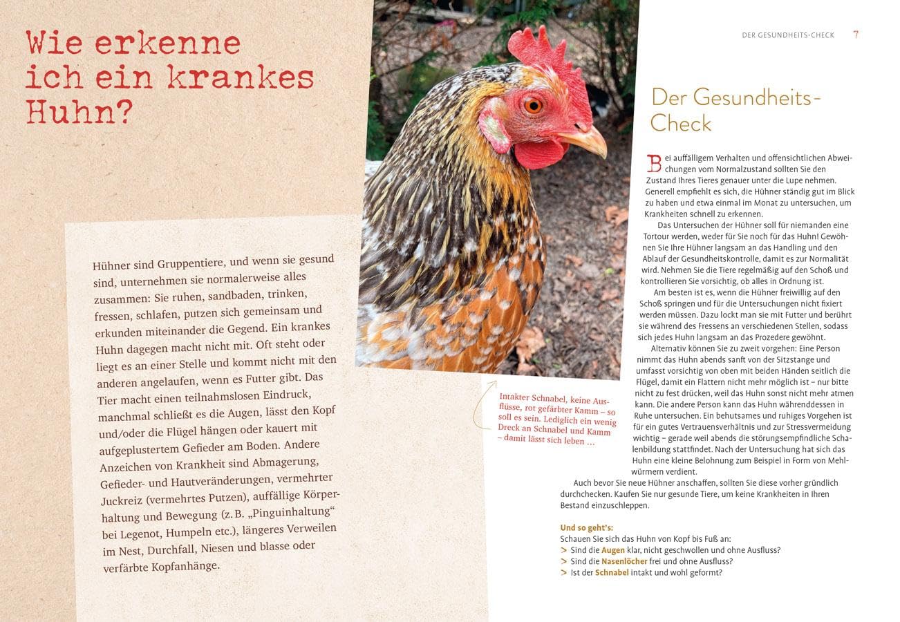 Hilfe, mein Huhn niest!: Häufige Krankheiten bei Hühnern erkennen & behandeln. Mit Ei-Diagnose. Krankes Huhn - was tun?