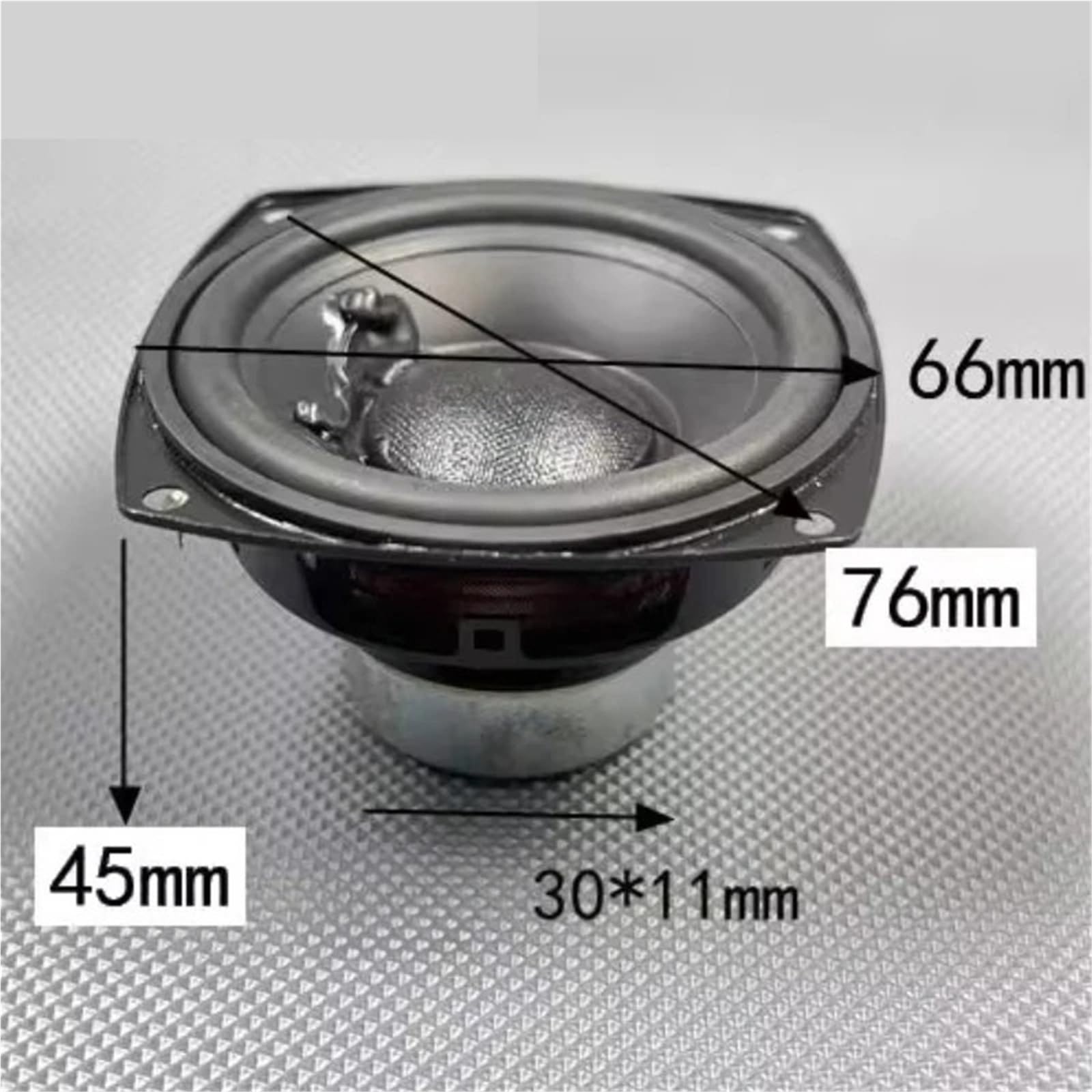 2 uds 2,5 Pulgadas Altavoz de Rango Completo 8 Ohm 20 vatios Altavoz magnético de neodimio Sistema de Sonido de Cine en casa