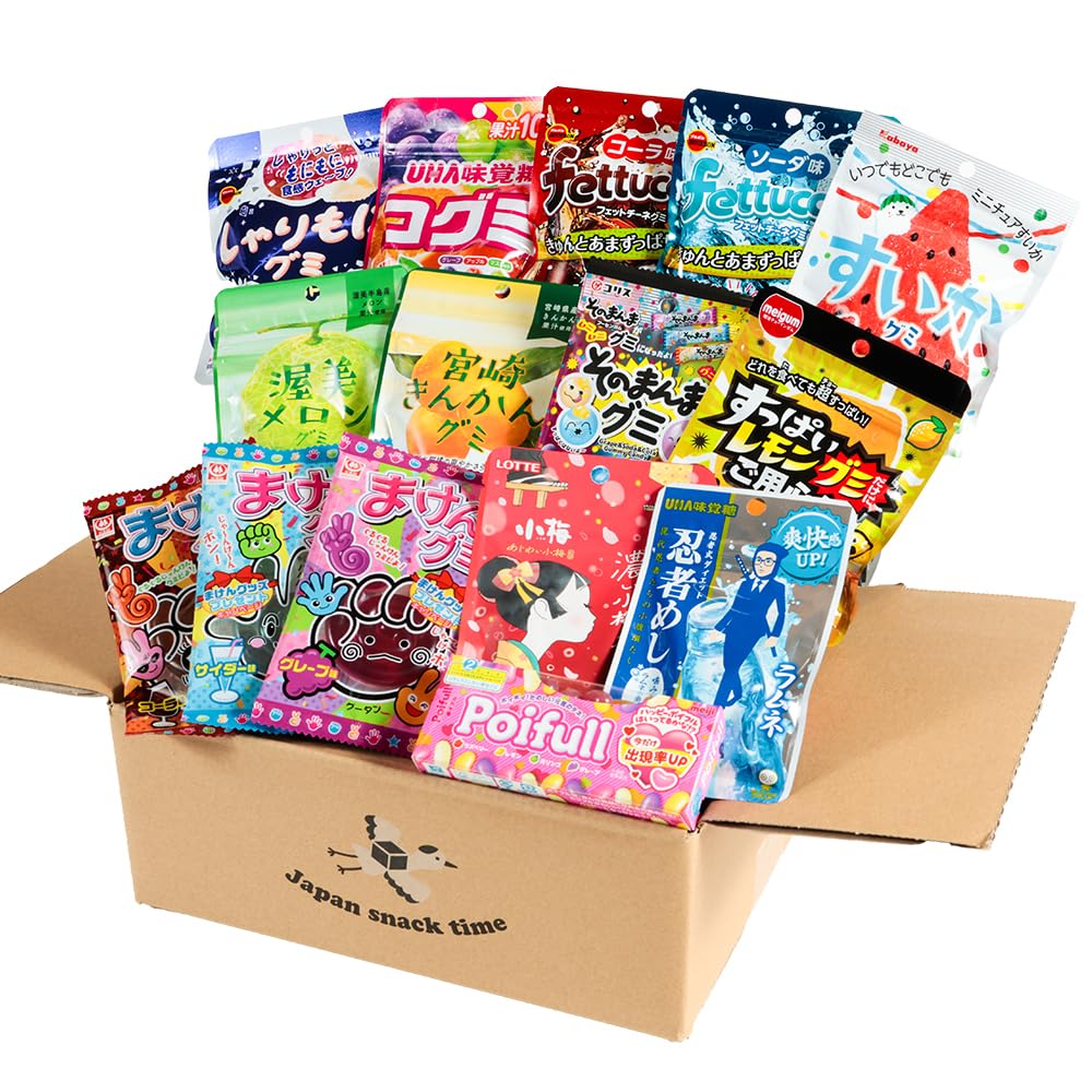 Japanese Gummy Candy Assortment Box | Japanese Gummy Candy Adventure | Candy, Treats, Culture & Origami Fun – JAPAN SNACK TIME