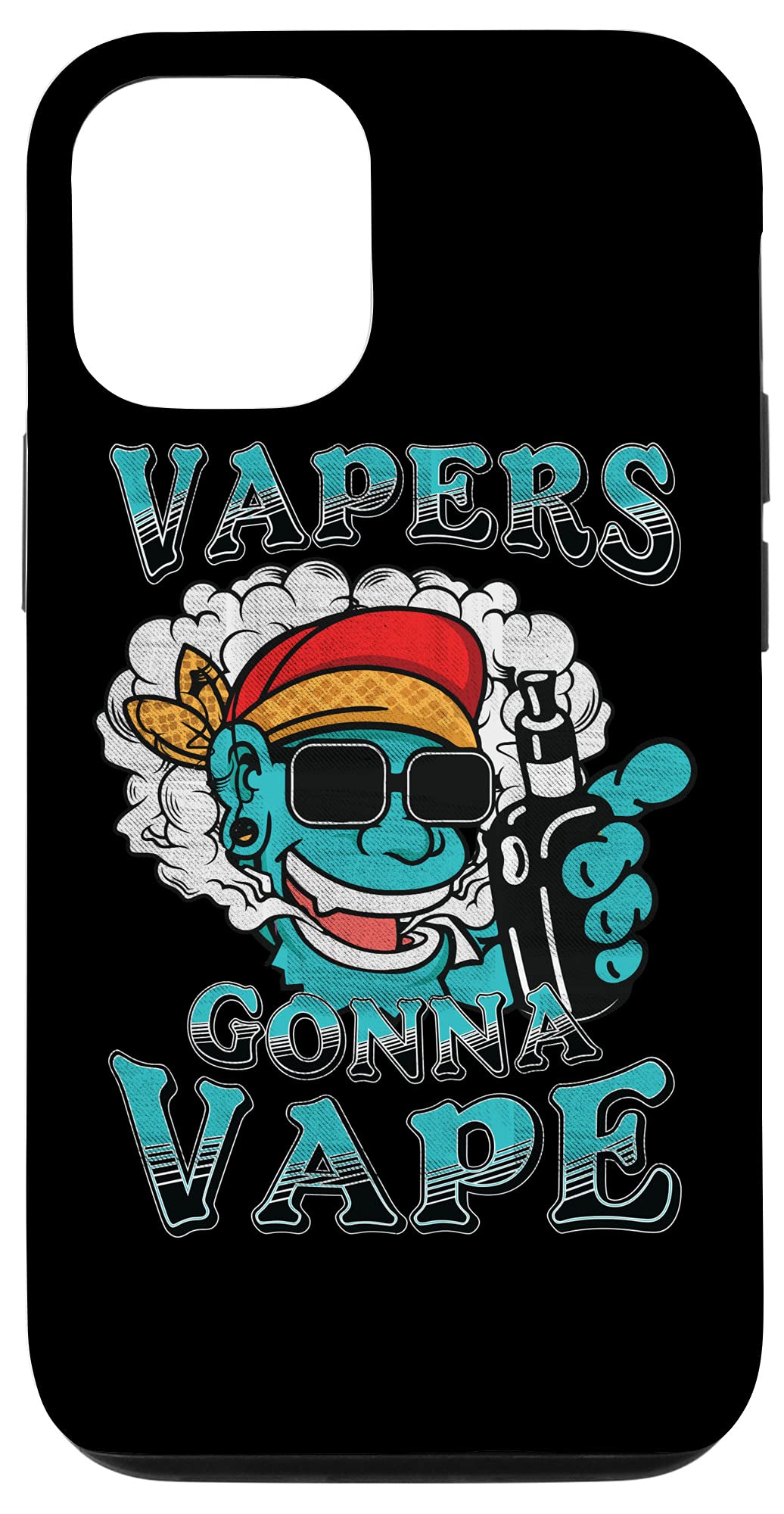 Amazon.com: iPhone 12/12 Pro Vapers Gonna Vape Hip Hop Gorilla Vape Smoking  Smoker Case : Cell Phones & Accessories