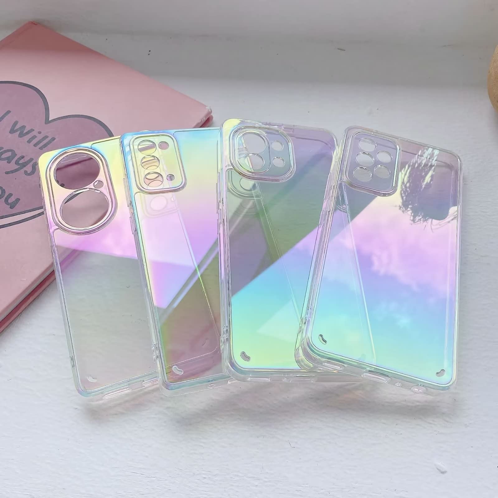 Amazon.com: Rnrieyta Miagon Colorful Laser Case for Samsung