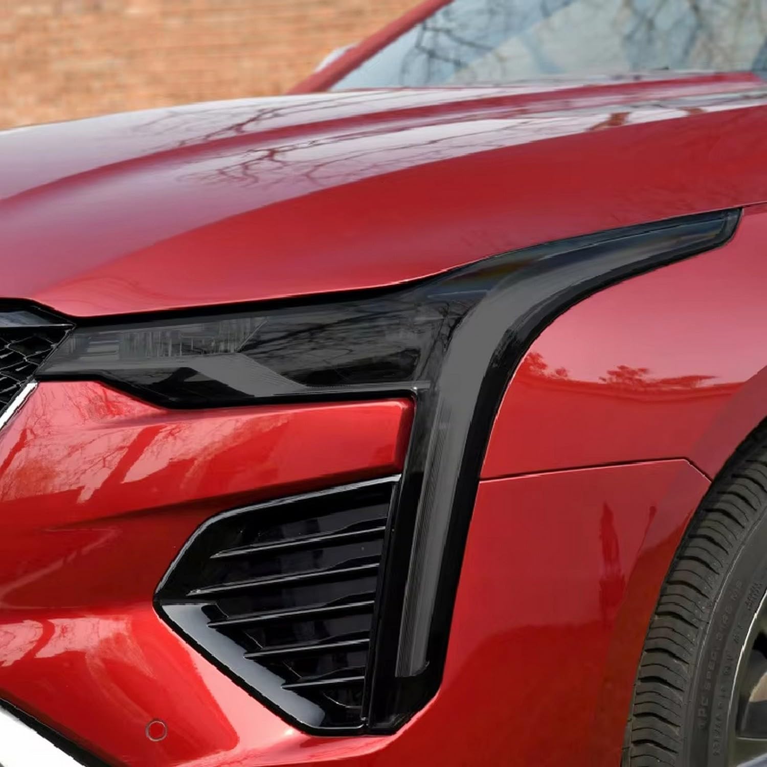 Autocollant de protection phare voiture noir fumé pour rouler sereinement en Cadillac